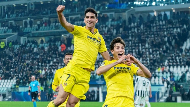 El Villarreal pasa a cuartos de Champions con un festival de goles en Turín