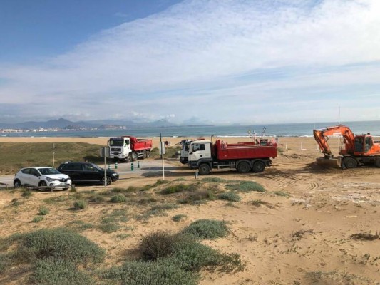  La extracción de arena en El Altet, sin aviso al arqueólogo municipal: puede ser zona arqueológica