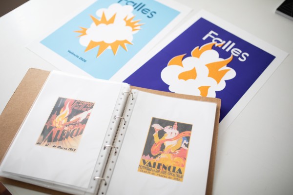 La nueva generación de cartelistas de Fallas reivindica a la 'clase del siglo XX'