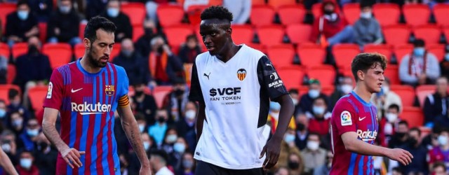 El Valencia CF no tiene ningún jugador entre los 60 que más balones interceptan de LaLiga
