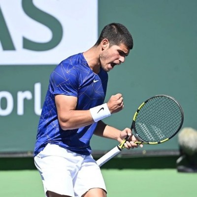 Bautista cae en Indian Wells tras una exhibición de Alcaraz