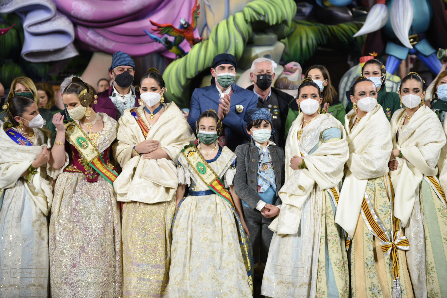 Falleros de Convento Jerursalén-Matemático Marzal, primer premio de Especial. Foto: JORGE GIL/EP - 