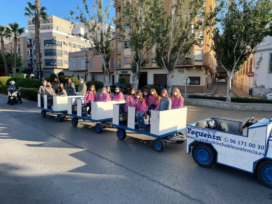 El 'trenet faller' recorrerá los centros educativos de Burriana este martes