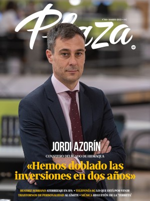 Jordi Azorín, portada de la revista Plaza