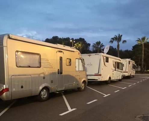 El PP denuncia que las autocaravanas 
