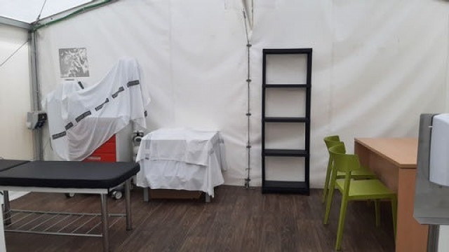 La Generalitat ultima el hospital de campaña de Alicante y Ciudad de la Luz para acoger refugiados