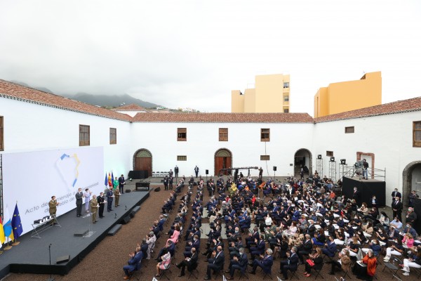 El Rey llama a recuperar La Palma mediante un 