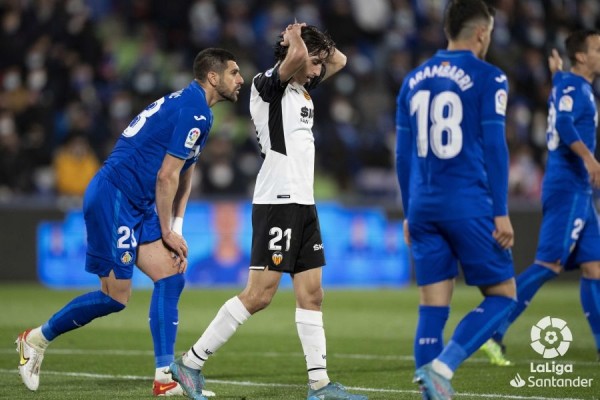 Combate nulo entre Getafe y Valencia