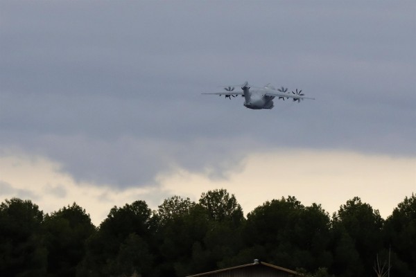 El quinto avión del Ejército del Aire con material ofensivo para Ucrania llega a su destino