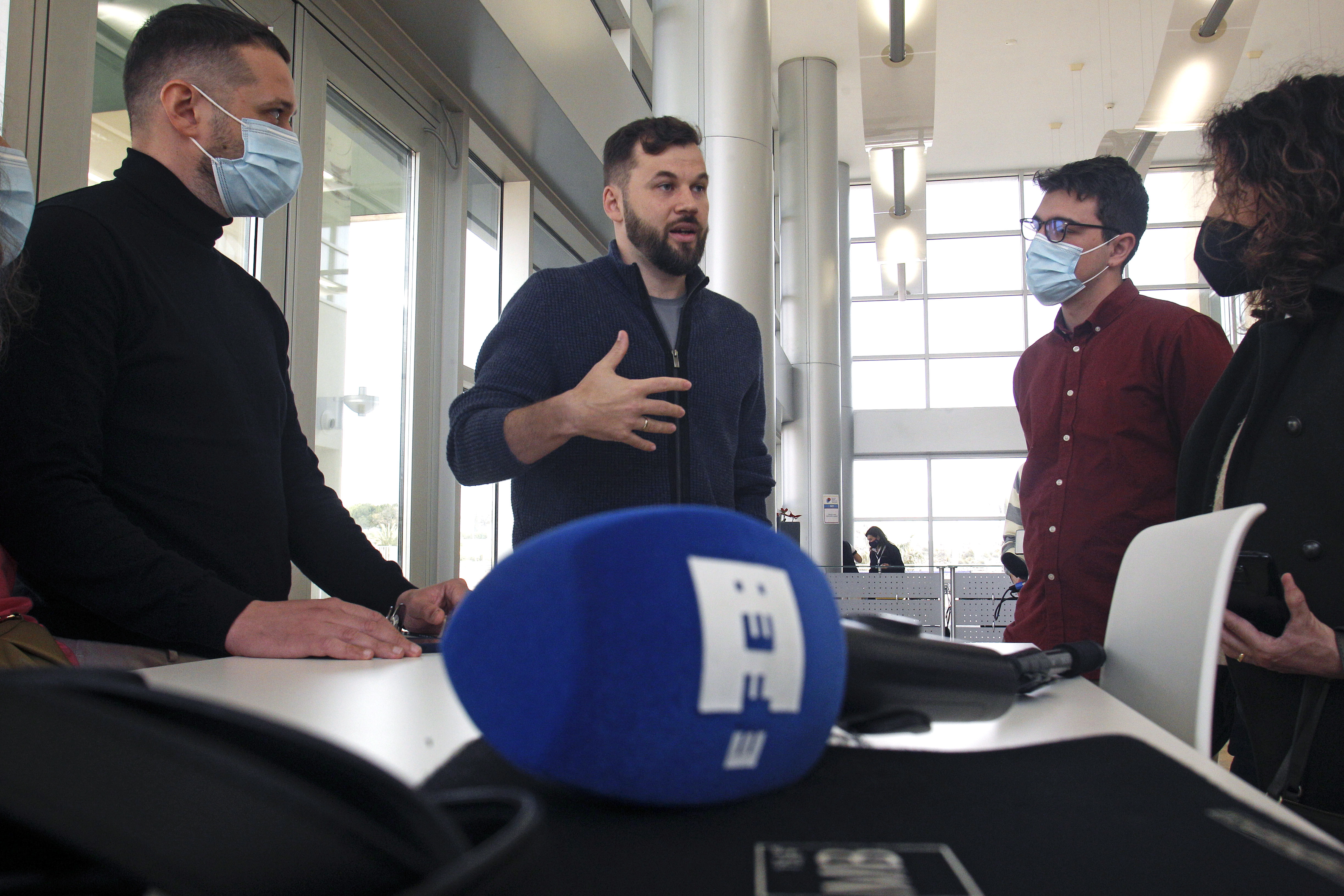 Max Turovsky ha abandonado Ucrania y prevé implantar su empresa en Distrito Digital. Foto: EFE - 