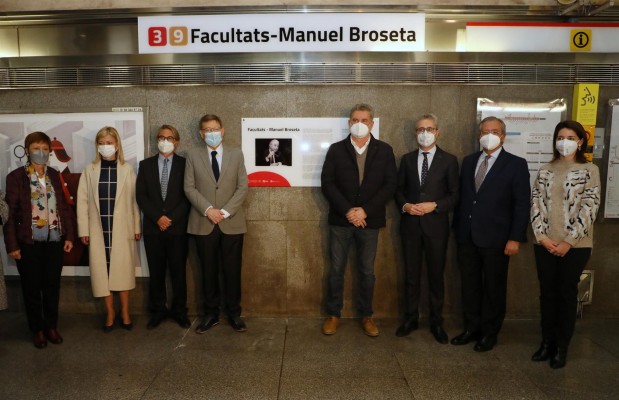 La estación de metro de Facultats se bautiza como Manuel Broseta por 