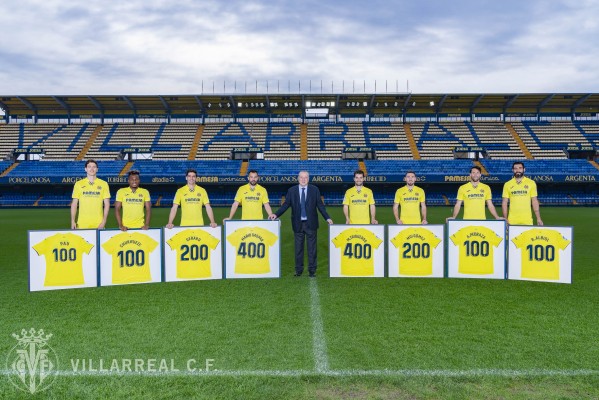 El Villarreal cumple 99 años y homenajea a jugadores con más de 100 partidos
