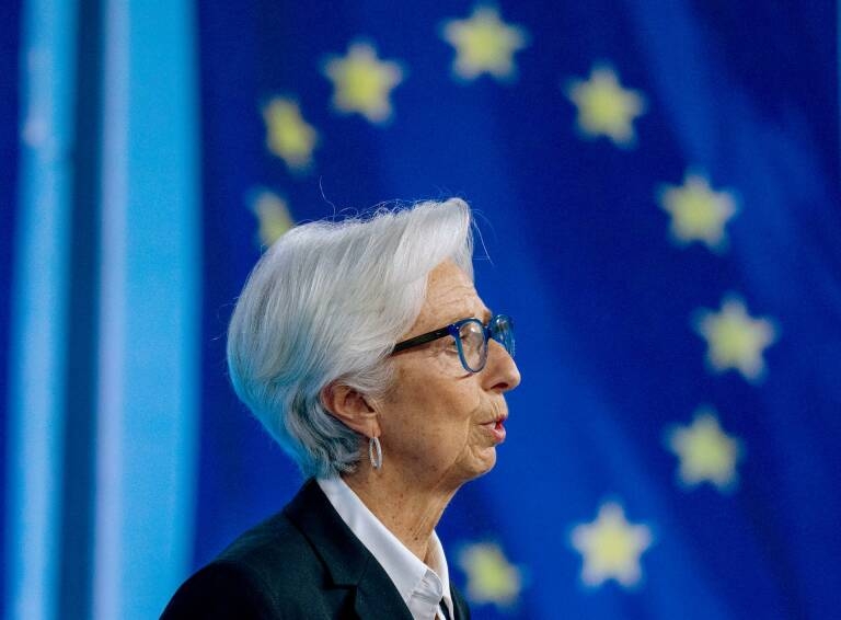 Christine Lagarde, presidenta del BCE. - 