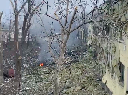 Imagen de vídeo colgado en Twitter por el presidente de Ucrania, Volodímir Zelenski. - 