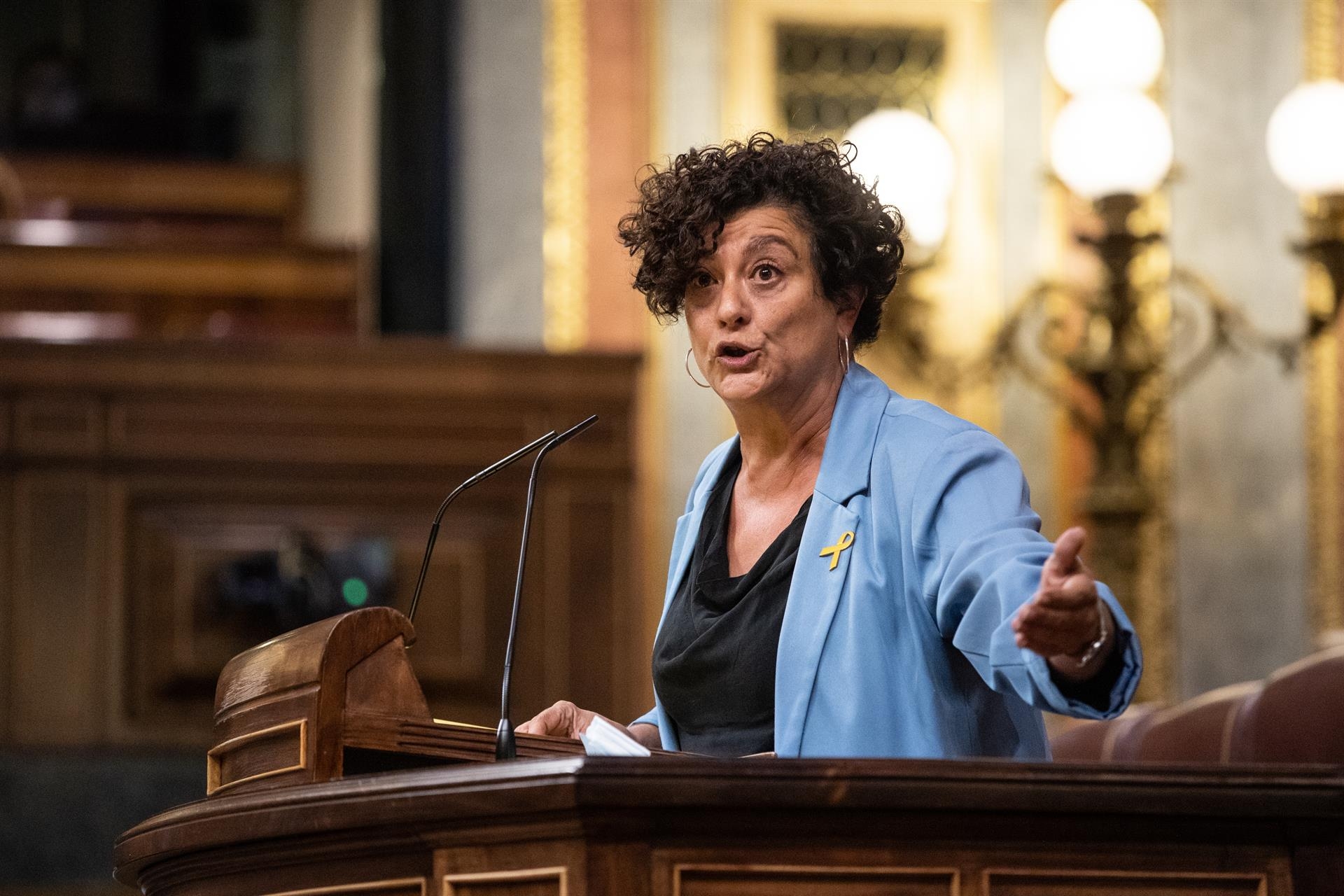 La portavoz de Vivienda de ERC, Pilar Vallugera. Foto: A. MARTÍNEZ VÉLEZ/EP - 