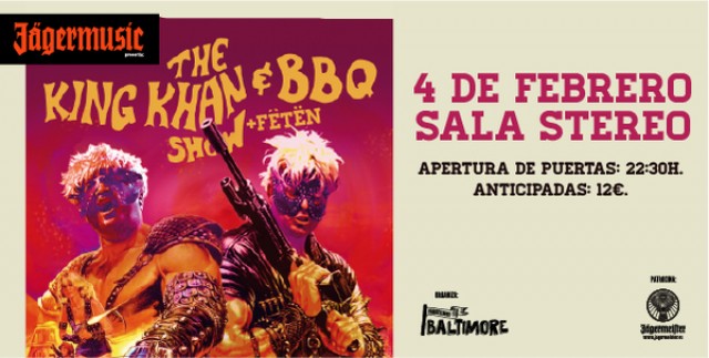 The King Khan & BBQ Show llevan a Alicante su desenfrenado garage-rock

