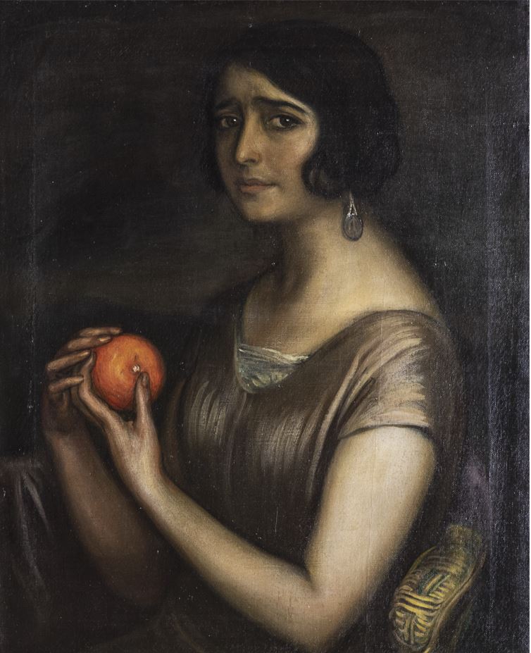 'La joven de la naranja' de Romero de Torres. - 