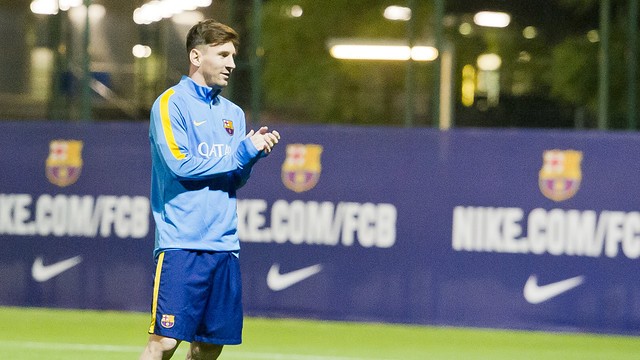Messi vuelve al grupo y apunta al 'Clásico'