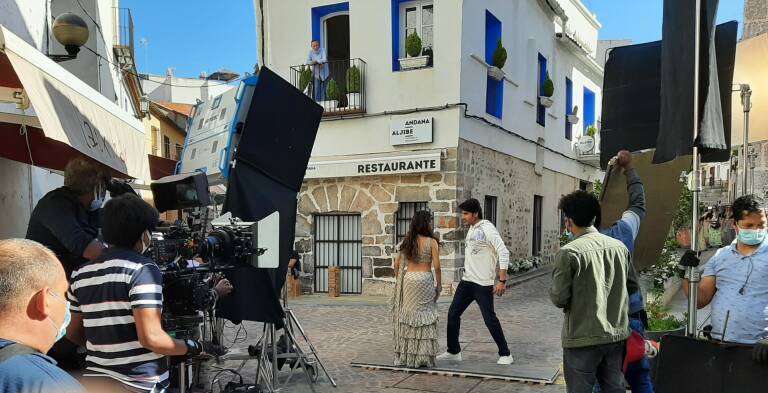 Imagen de archivo de un rodaje de Bollywood.  Foto: JOSE TRULLENQUE
 - 