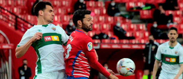 El Elche nunca ha ganado en Granada en Primera
