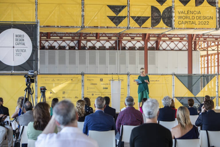 Marisa Gallén, Premio Nacional de Diseño.  Foto: EVA MÁÑEZ.
 - 