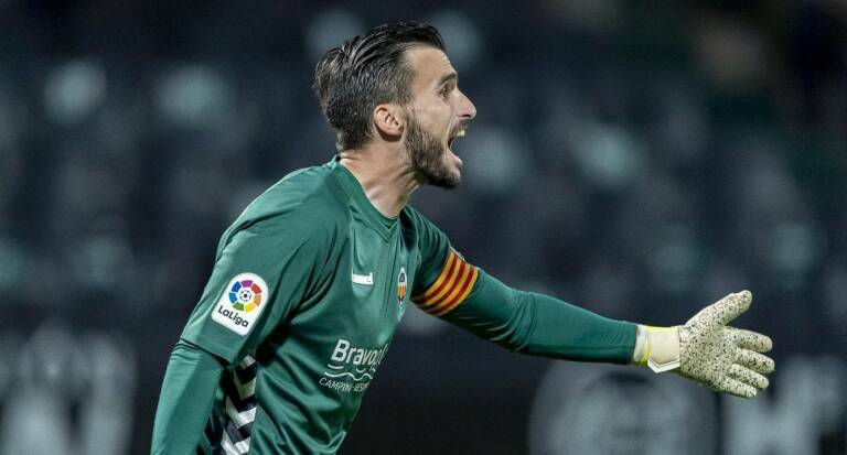 Álvaro Campos, tercer portero con más partidos en la historia del Castellón
