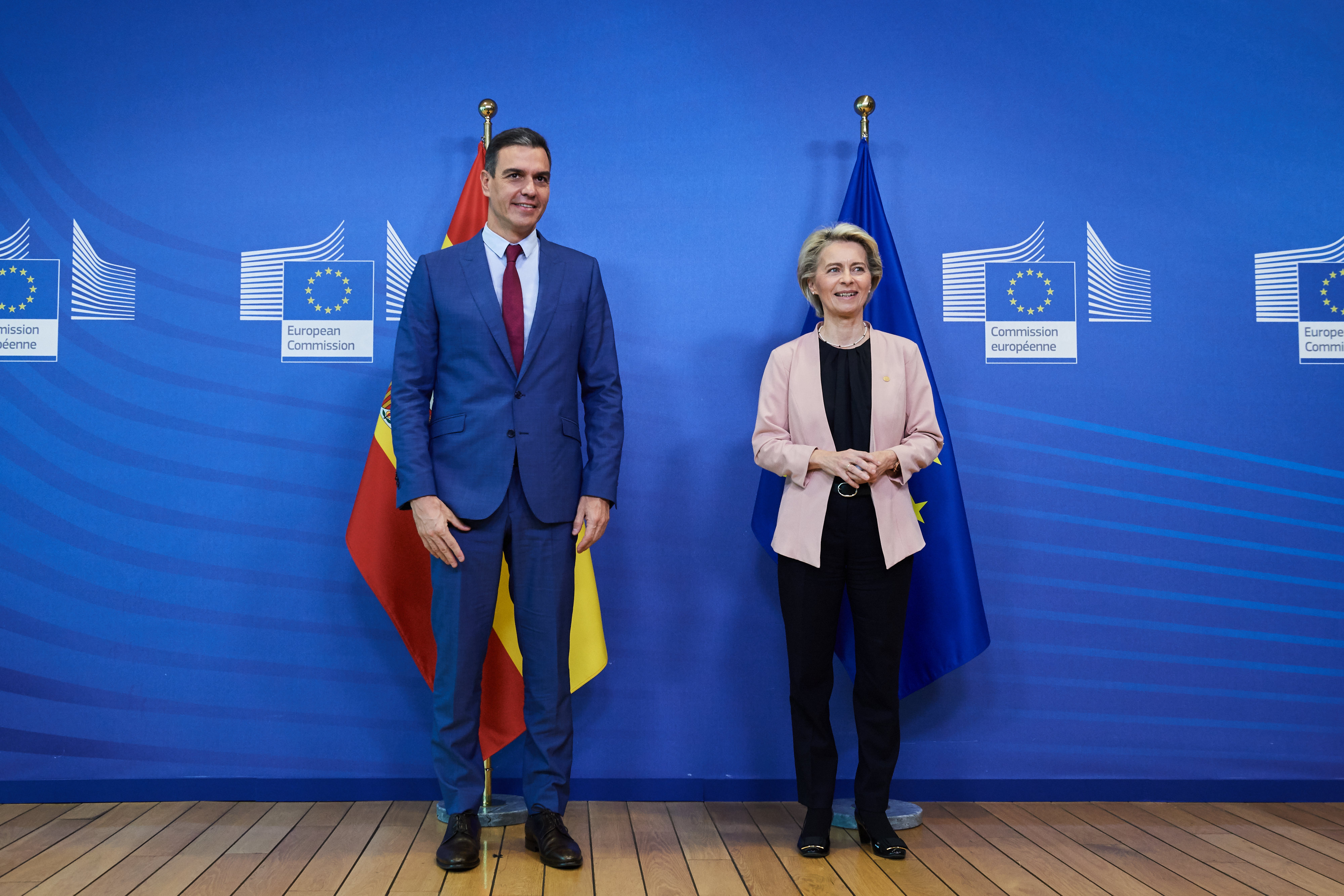 Sánchez y Von der Leyen en octubre de 2021. Foto: DATI BENDO / EUROPEAN COMMISSION / D / DPA - 