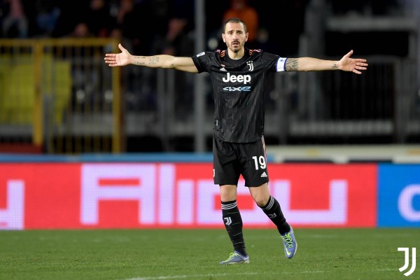 Bonucci es duda para el partido ante Villarreal por lesión
