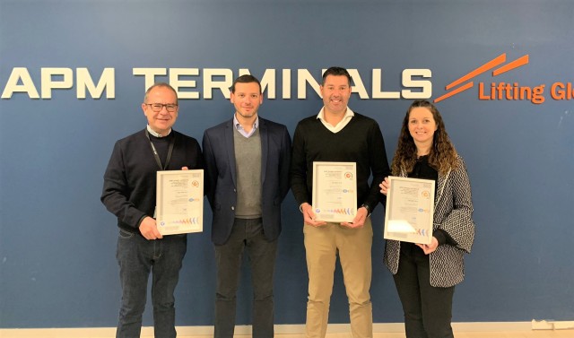 SGS valida el sistema de gestión de APM Terminals Castellón para certificar las normas ISO