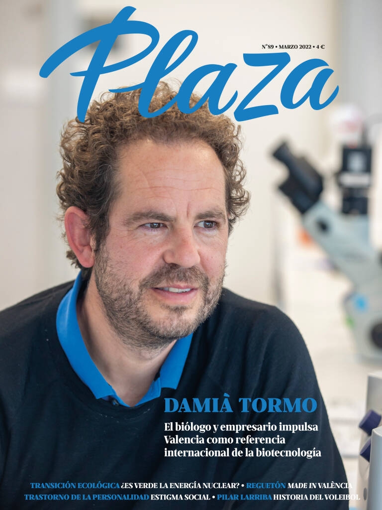 El biólogo y empresario Damià Tormo, portada de la revista Plaza de marzo
