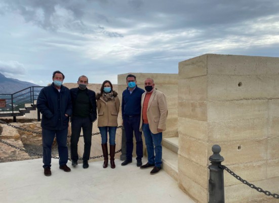 La Diputación subvenciona con 93.000 euros una segunda intervención del castillo de Polop 