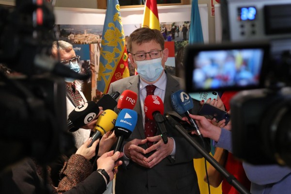 Puig anuncia un almacén logístico en Ciudad de la Luz y Feria de València para el envío de ayuda humanitaria