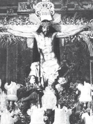 El Cristo de la Sangre y la Fuensanta en la Catedral (Evocación del Año Santo de 1933)