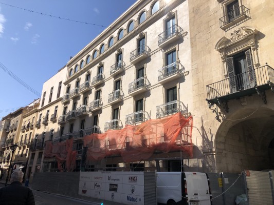 El nuevo 5 estrellas del Centro de Alicante prepara su apertura en verano bajo la gestión de Eurostars