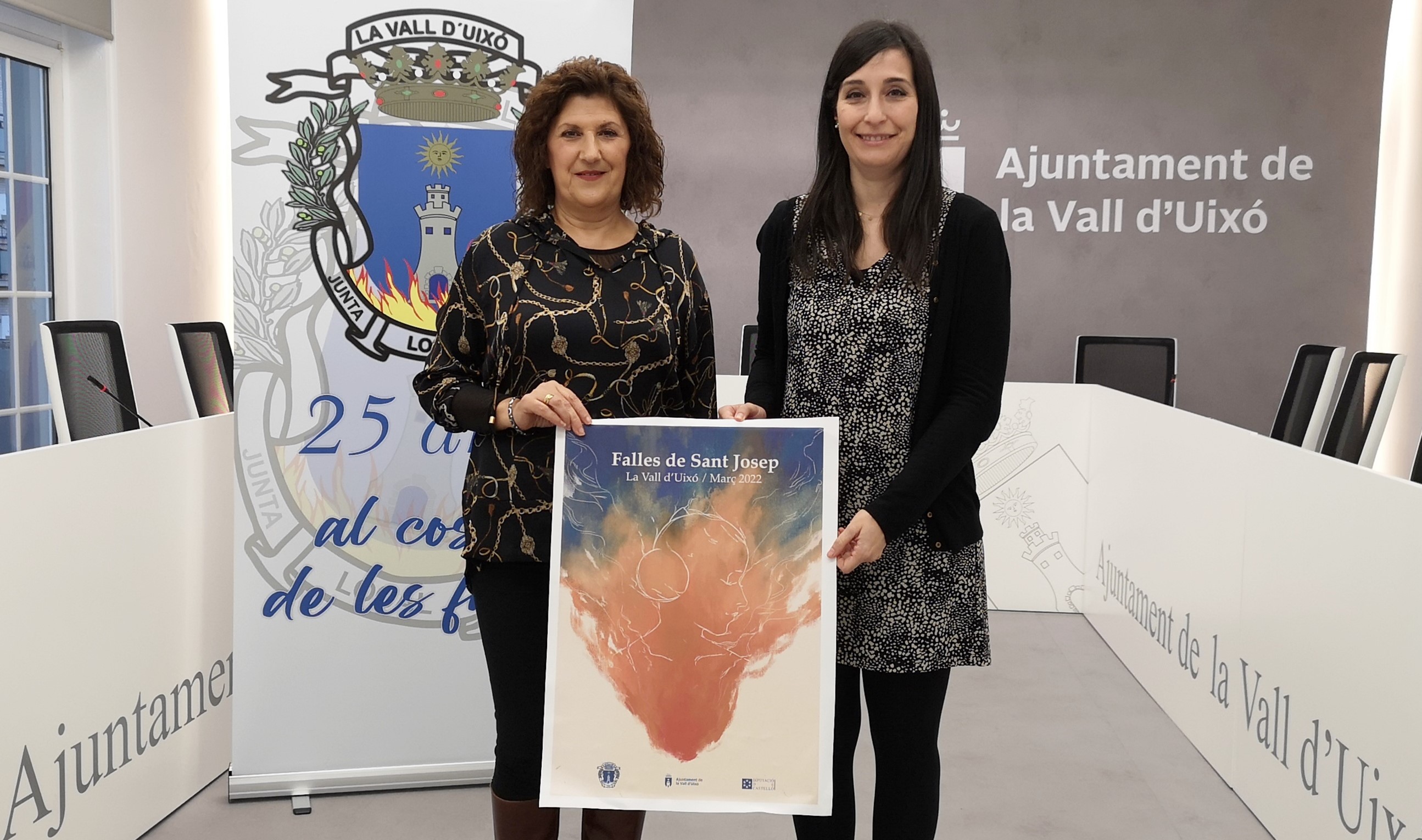 La Vall d'Uixó recupera la Nit de Ronda, la crida, la ofrenda y la Cremà en sus Fallas 2022