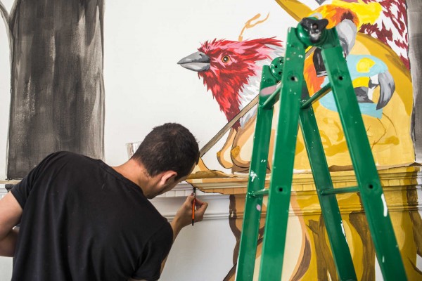 El artista urbano Vinz intervendrá los muros del Centro del Carmen