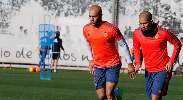 Feghouli vuelve a ejercitarse con el grupo con la vista puesta en Las Palmas
