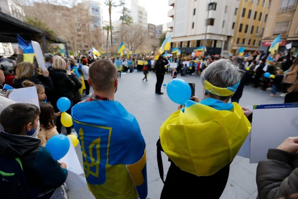 La comunidad ucraniana pide en Alicante 