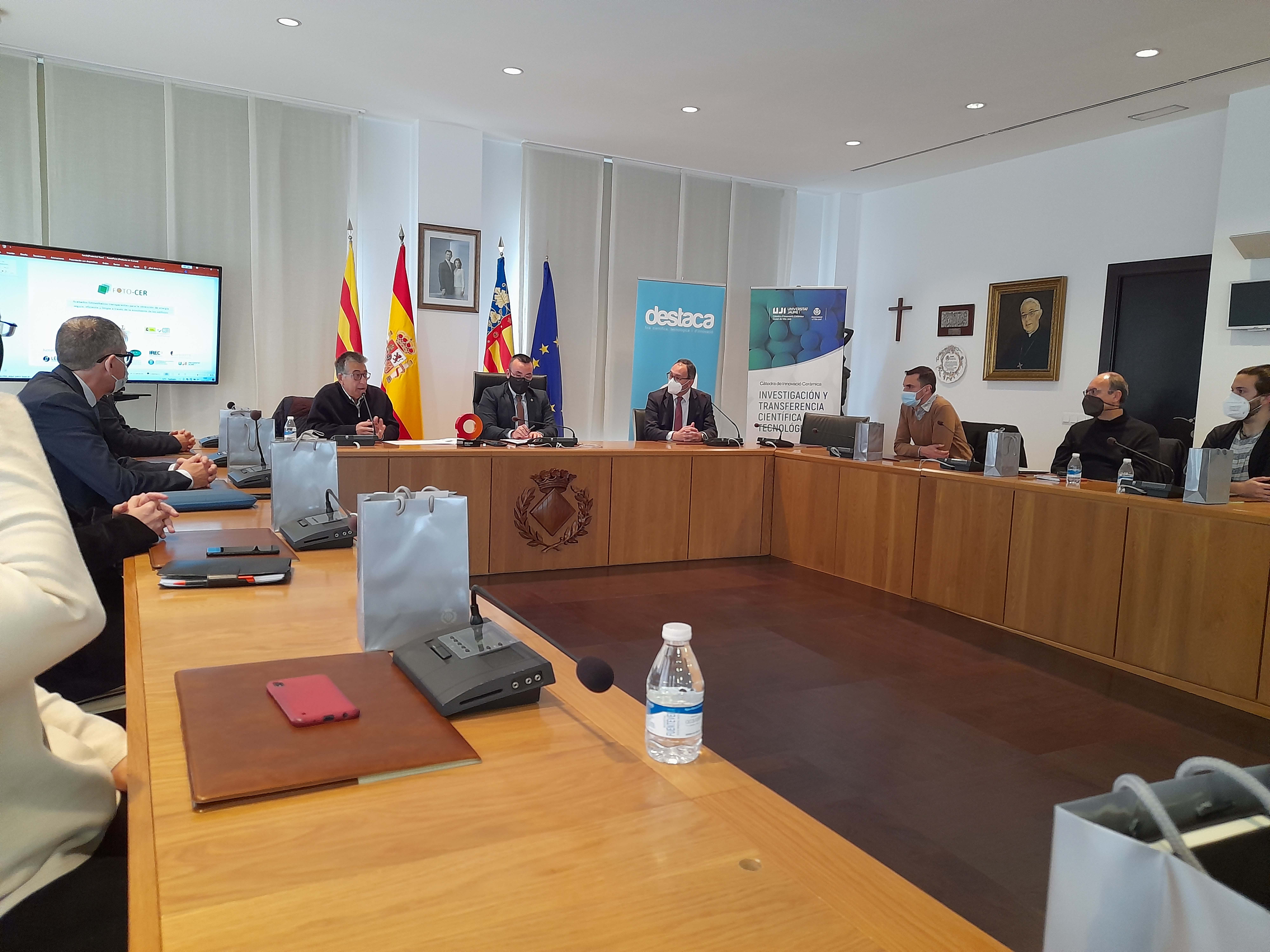 Reunión técnica del proyecto en el Ayuntamiento de Vila-real - 