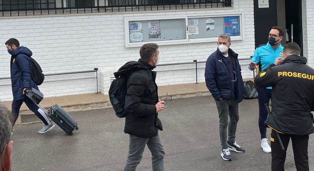 Bordalás se engancha con un periodista en Paterna