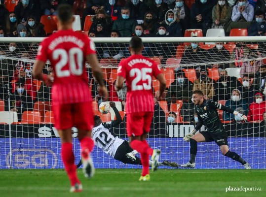El Valencia no suma dos porterías a cero consecutivas en liga desde 2020