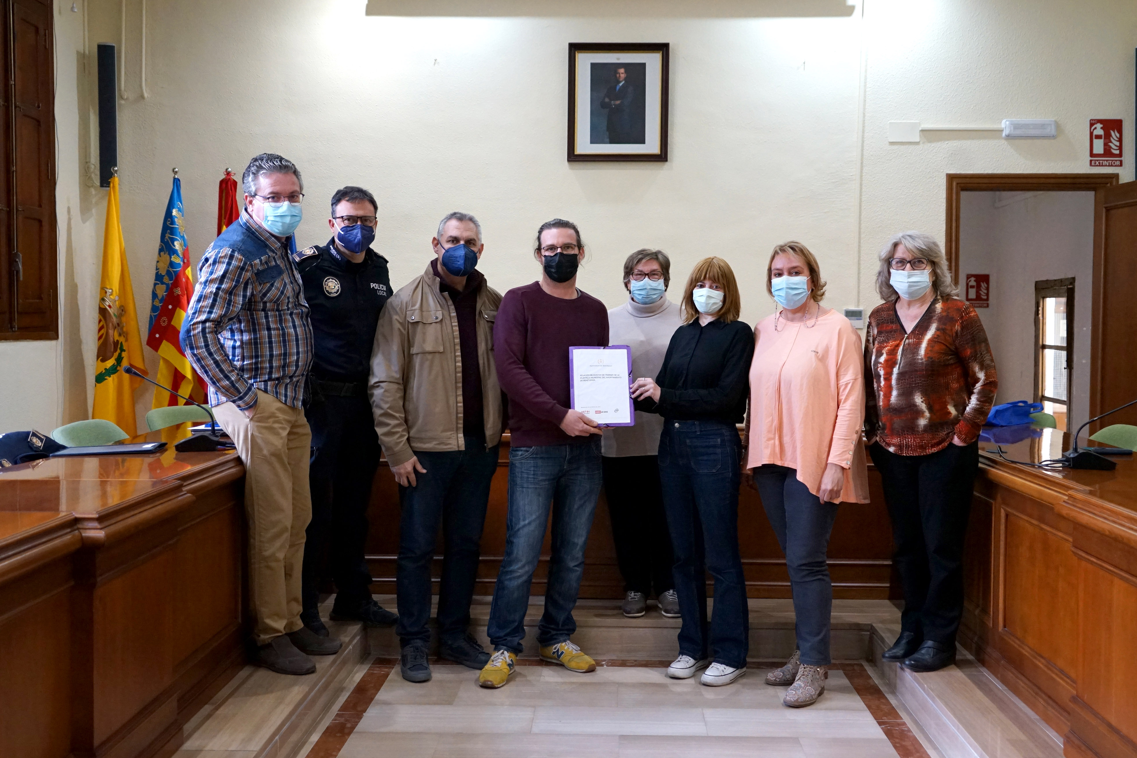 Benetússer y los sindicatos acuerdan la primera Relación de Puestos de Trabajo del municipio