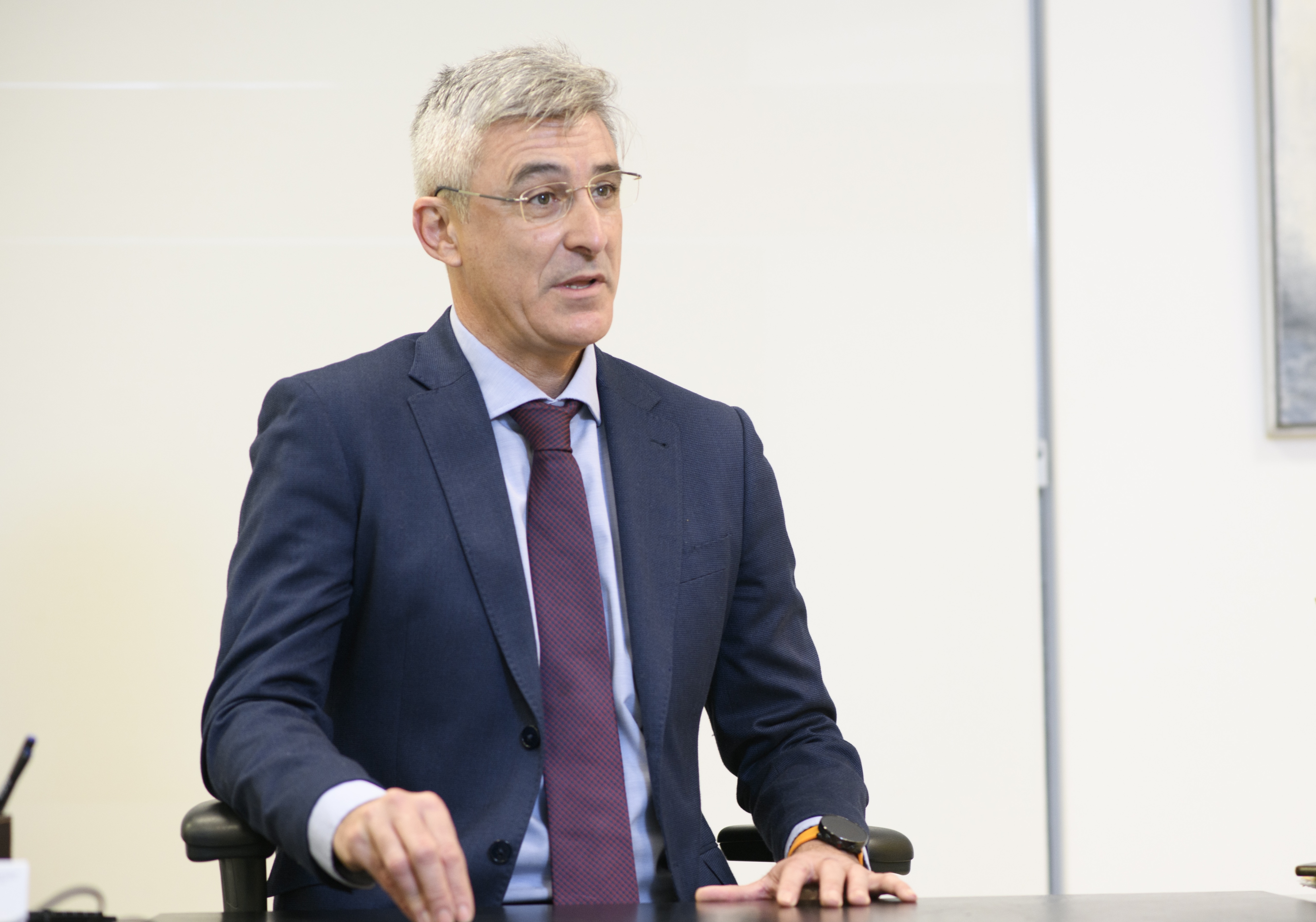 José Gil, director provincial de Ibercaja en València. Foto: KIKE TABERNER - 