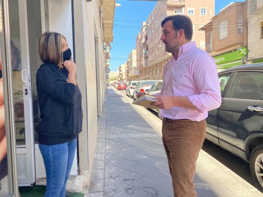 El PP de Elche vuelve a criticar la eliminación de más de 100 plazas de aparcamiento en Olegario Domarco 
