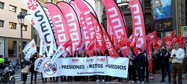 Empleados de CaixaBank piden en València más medios y menos presión comercial
