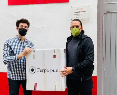 Ferpa Punt dona más de 14.000 mascarillas textiles reutilizables a Cáritas Diocesana Segorbe-Castellón