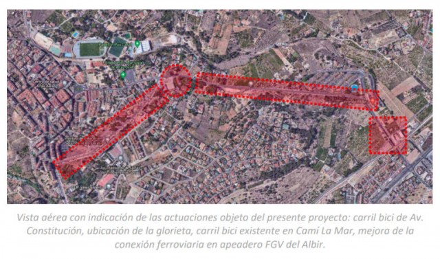 Nueve empresas pugnan por las obras de  la primera fase de las obras de mejora de la movilidad en l'Alfàs