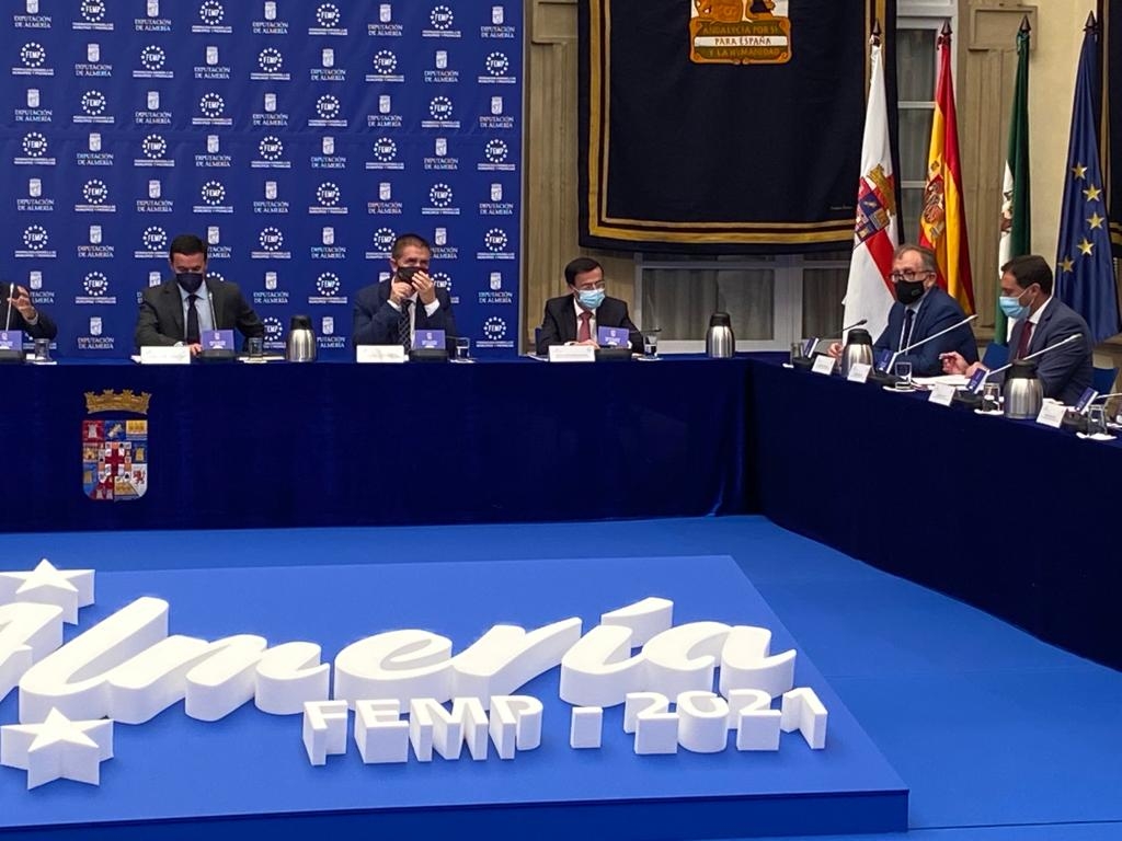 Martí defiende ante la FEMP la necesidad de que las diputaciones reciban fondos europeos