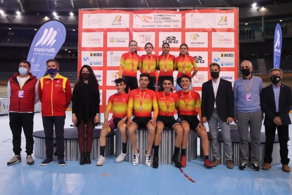 Tania Calvo y Sebastián Mora, nuevos campeones de España de ómnium