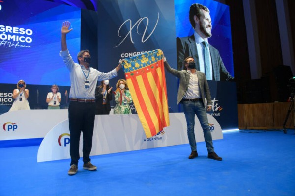 El PPCV, pendiente del escudo de Mazón